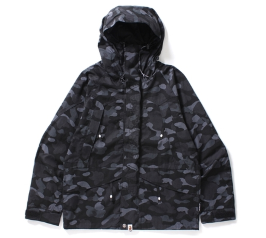 Bape Dot Camo Snowboard Jacket "Black"
