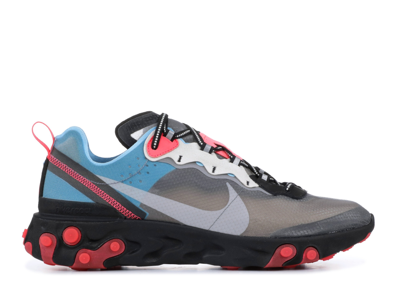 Nike React Element 87 Blue Chill "Solar Red"