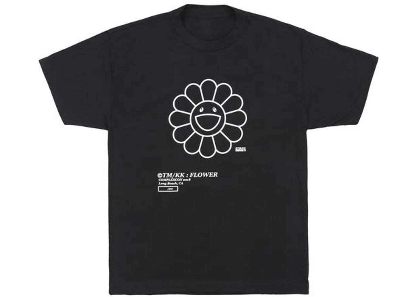 Murakami Flower Tee "Black"