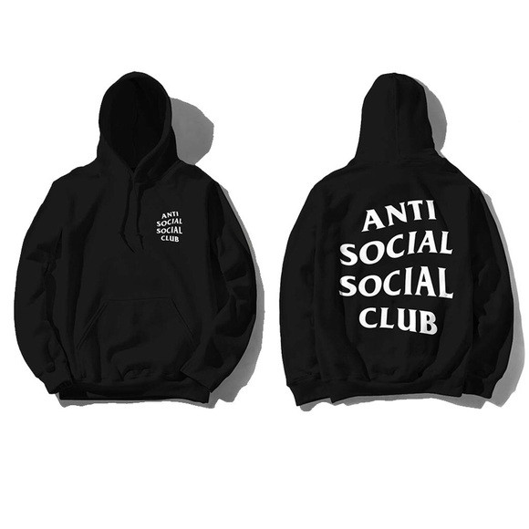 Anti Social Social Club Hoodie "Black"