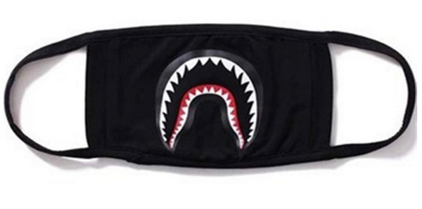 Bape Solid Shark Mask "Black"