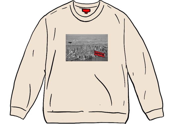 Supreme Aerial Crewneck "Natural"