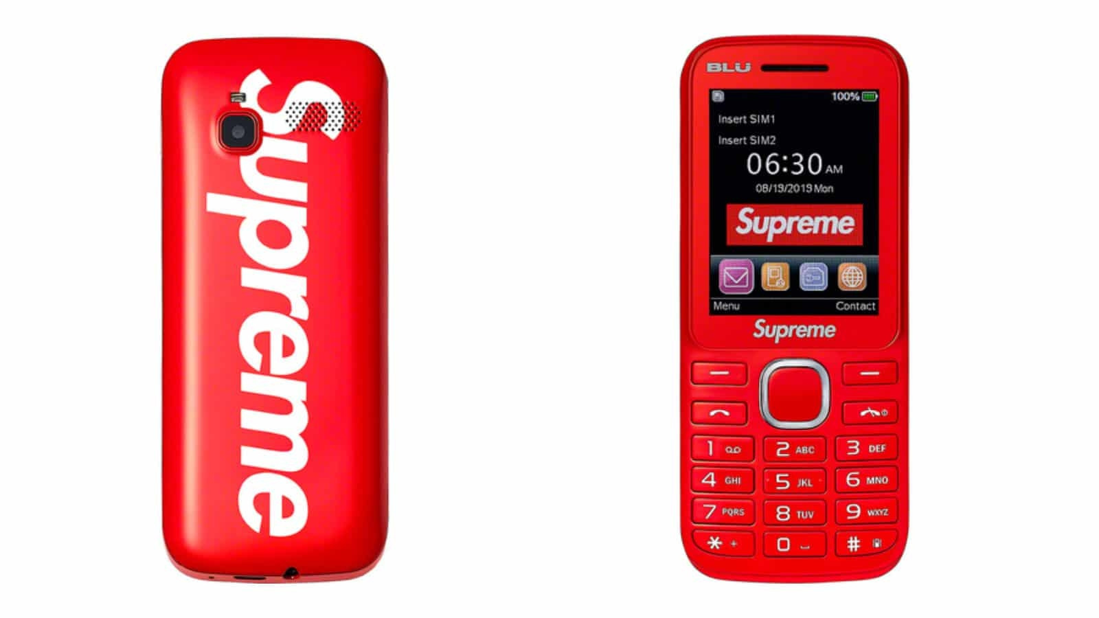 Supreme Blu Burner Phone "Red"