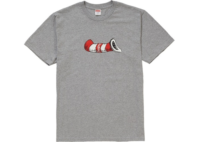 Supreme Cat in the Hat Tee "Heather Grey"