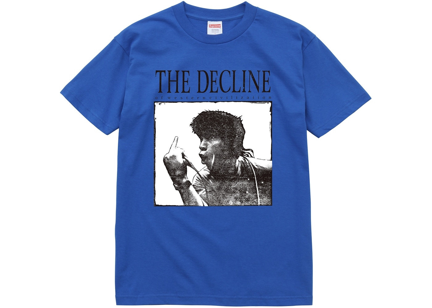 Supreme Decline of Western Civilization Tee "Royal"