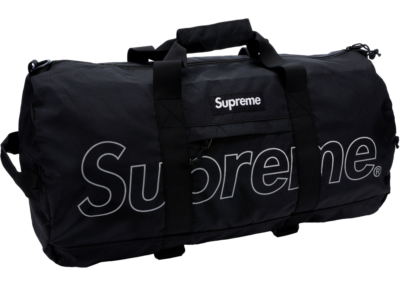 Supreme // Black Logo SS18 Duffle Bag – VSP Consignment