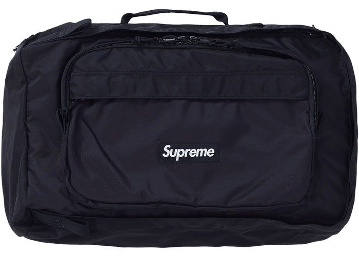Supreme Duffle Bag (FW19) "Black"