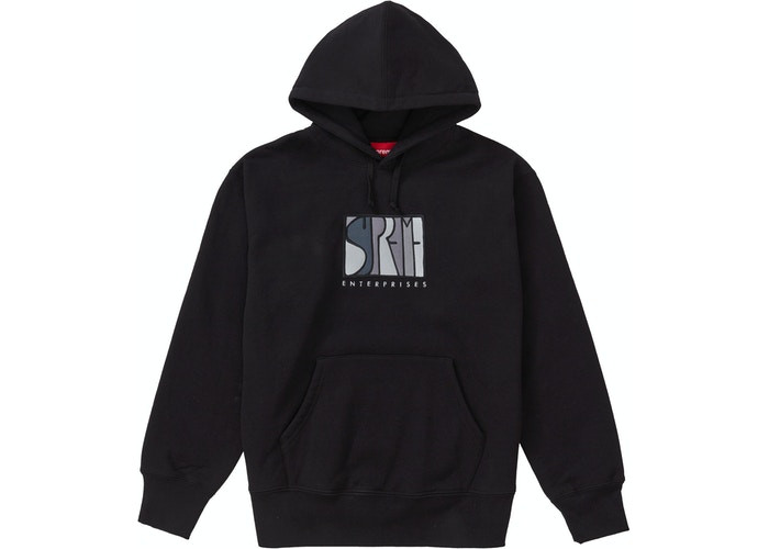 Supreme Enterprises Hooded Sweatshirt "Black"