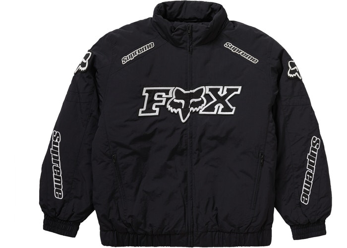 Supreme Fox Racing Puffy Jacket "Black"