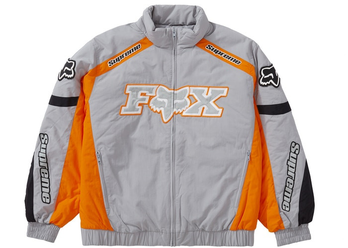 Supreme Fox Racing Puffy Jacket "Grey"