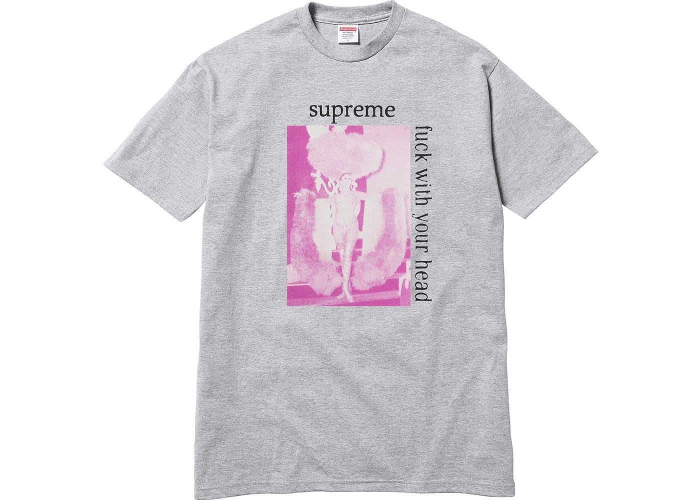 Supreme Fuck With Your Head Tee "Heather Grey"