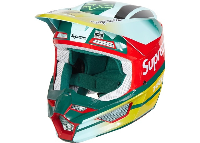 Supreme Honda Fox Racing V1 Helmet "Moss"