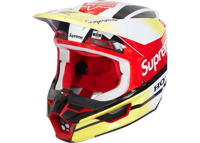 Supreme Honda Fox Racing V1 Helmet "Red"
