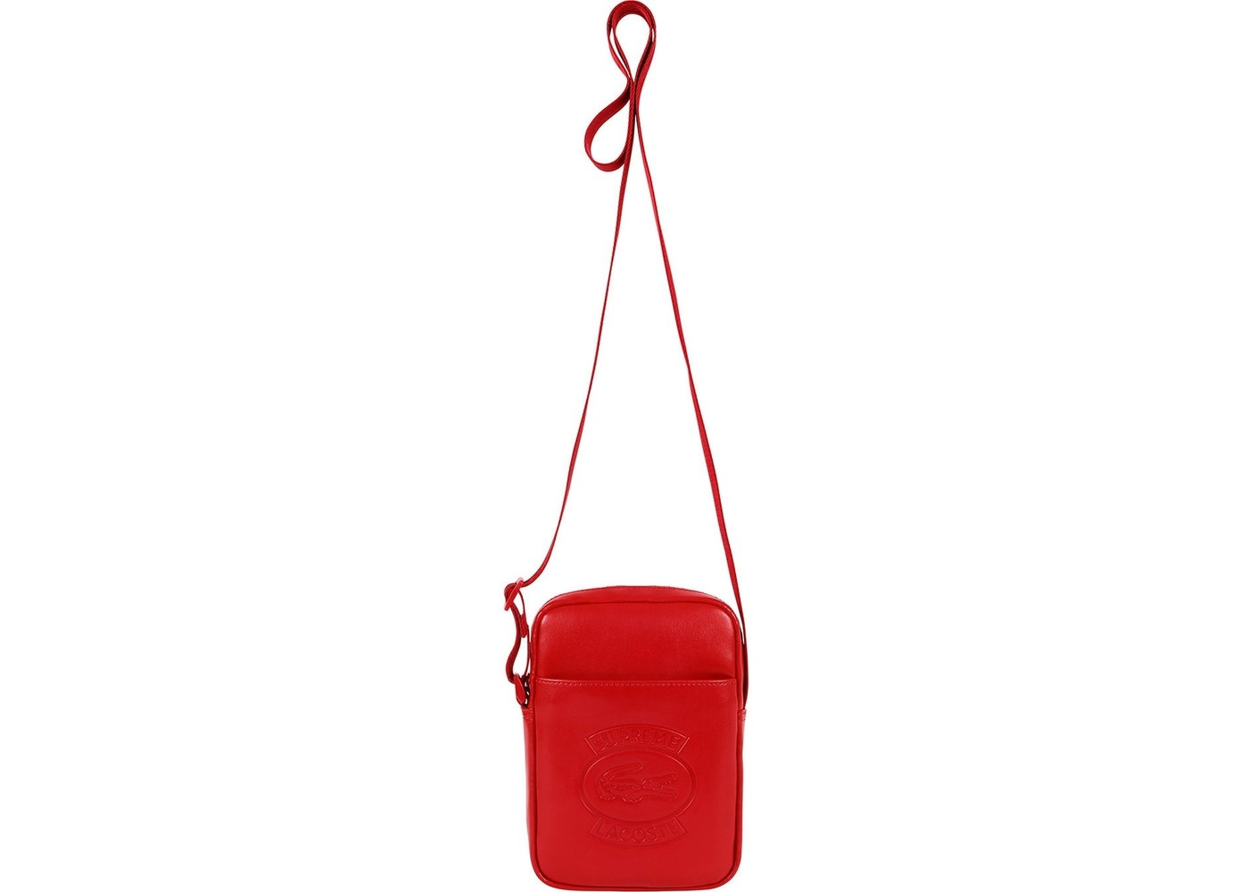 Supreme LACOSTE Shoulder Bag "Red"