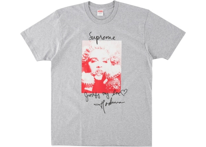 Supreme Madonna Tee "Heather Grey"