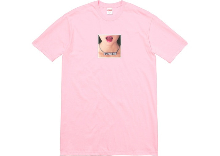 Supreme Necklace Tee "Light Pink"