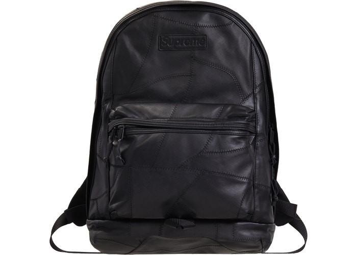 Supreme Patchwork Leather Backpack "Black"