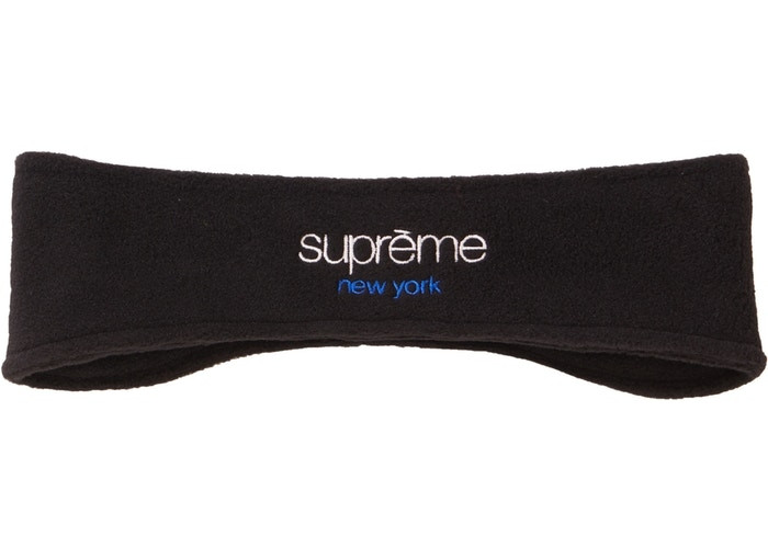 Supreme Polartec Headband "Black"