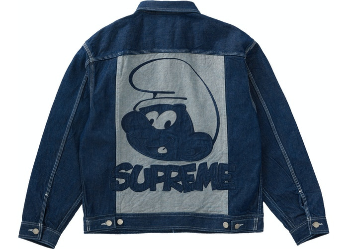 Supreme Smurfs Denim Trucker Jacket "Blue"