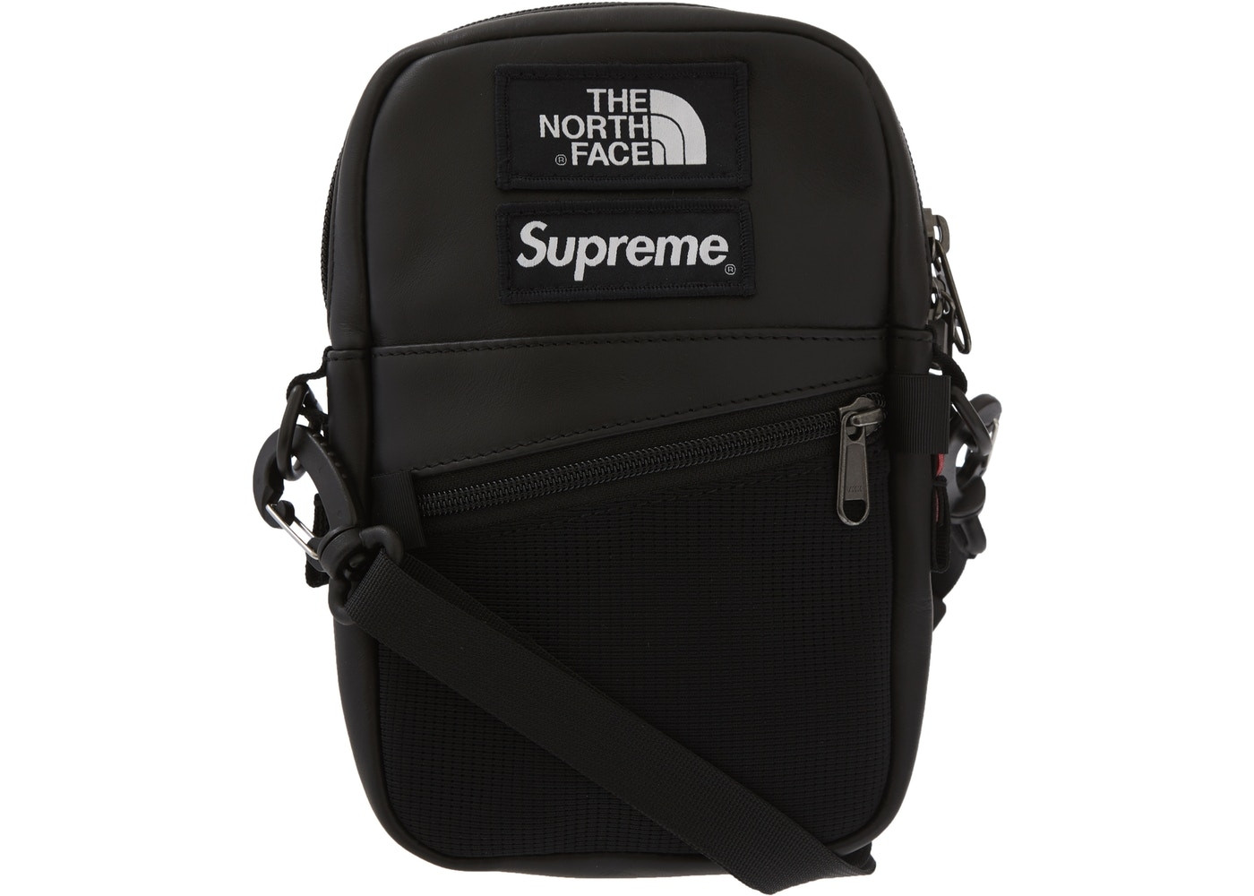 Supreme The North Face Leather Shoulder Bag "Black"