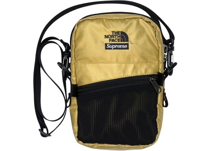 Supreme The North Face Metallic Shoulder Bag "Gold"