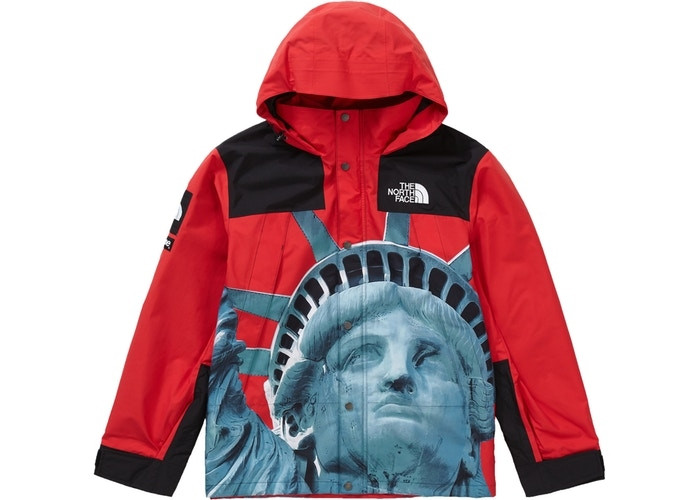 Supreme The North Face Statue of Liberty Mountain Jacket "Red"