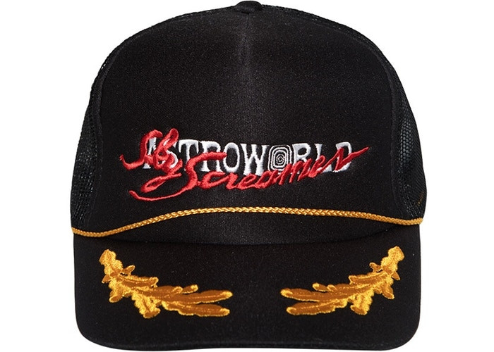 Travis Scott Astroworld X DSM NY Trucker Hat "Black"