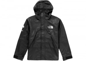 Supreme The North Face Leather Mountain Parka "Black"