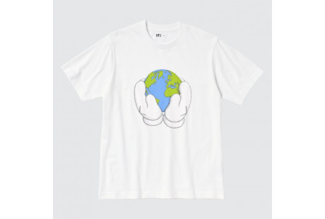 PEACE FOR ALL Short-Sleeve Graphic T-Shirt (Kaws)