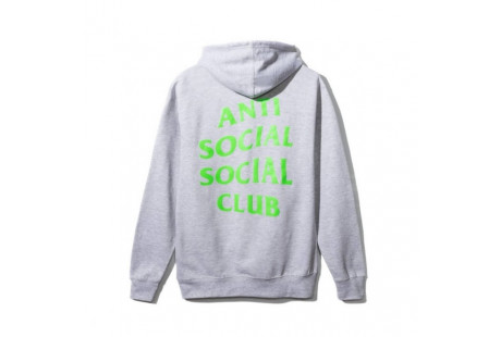 Anti Social Social Club Zip Up Grey